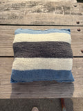 Throw Pillow | Blue, White, Gray